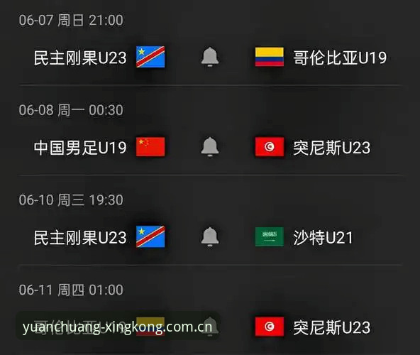 原创视界iOS版 土伦杯U19国足0-3突尼斯:赛事解读与观赛平台选择指南